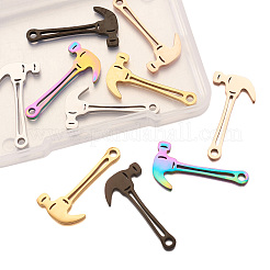 10 шт. подвески из нержавеющей стали 304 двух цветов&nbsp;FIND-BY0001-03