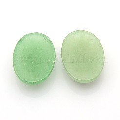 天然石グリーンアベンチュリンカボション  オーバル  25x18x5~7mm&nbsp;X-G-P023-07