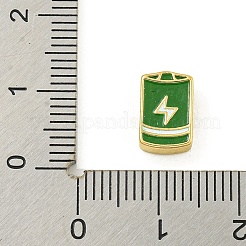 Стойки покрытие латунь эмаль бисер&nbsp;KK-U029-22G-06