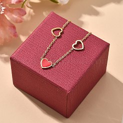 Браслеты из нержавеющей стали 304 с ионным покрытием (IP) BJEW-P345-13G