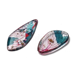 4 шт. подвески в виде крыльев бабочки из прозрачной эпоксидной смолы RESI-C057-02B