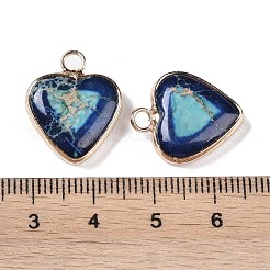 Подвески из окрашенной синтетической императорской яшмы G-P529-08G-05