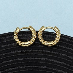 Латунные серьги обруча EJEW-K267-23G