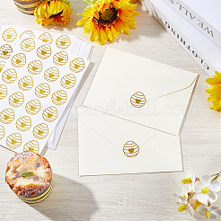 Самоклеящиеся наклейки из сотовой золотой фольги DIY-WH20001-13A