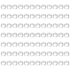 1400шт латунные обжимные бусины&nbsp;KK-BBC0022-06B-S