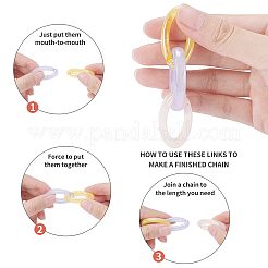 Olycraf прозрачные акриловые соединительные кольца&nbsp;TACR-PH0001-19