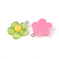 Прозрачные смоляные подвески&nbsp;RESI-N050-23P