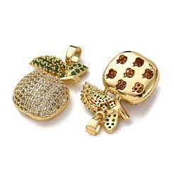 Pendentifs avec zircon cubiques à micro-pavés en laiton&nbsp;KK-A271-08A-G