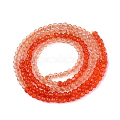 Abalorios de vidrio transparente hebras&nbsp;GLAA-N074-01A-16