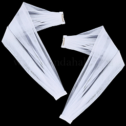 1 paire de manches de mariée en dentelle de nylon pour femmes&nbsp;AJEW-GF0014-17B