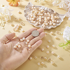 200шт 4 цвета стеклянные бусины&nbsp;EGLA-TA0013-42B