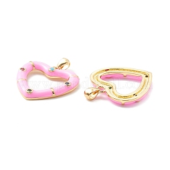 Реечное покрытие латунь микро паве разноцветные подвески из кубического циркония KK-D073-07G-04