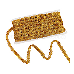 Блестящая плетеная кружевная отделка из полиэстера OCOR-WH0079-24A