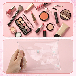 2 шт. портативная прозрачная сумка для кистей для макияжа из ПВХ&nbsp;MRMJ-SP0001-12C