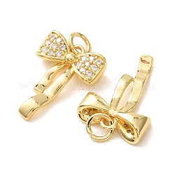 Pendentifs en laiton zircon cubique transparent&nbsp;CU-E003-06G
