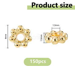 150 шт. распорные бусины из цинкового сплава для покрытия стойки&nbsp;FIND-DC0007-98