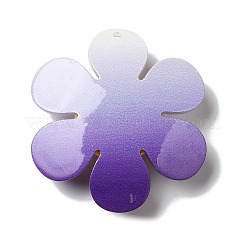 Акриловые большие подвески с блестящей пудрой&nbsp;MACR-M023-03F