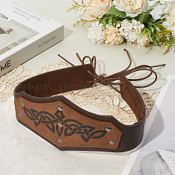 Искусственная кожа с железным оголовьем&nbsp;AJEW-WH20018-77A