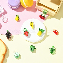 10шт 10 стиля подвески ручной работы лэмпворк&nbsp;LAMP-CJ0002-70