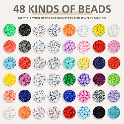 Наборы для самостоятельного изготовления браслетов из стеклянных DIY-FS0007-93