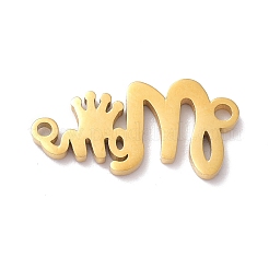 День матери вакуумное покрытие pvd бусины из нержавеющей стали 304&nbsp;LS-STAS-C035-01G