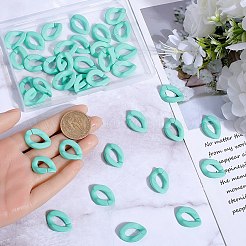 60 шт. непрозрачные акриловые соединительные кольца&nbsp;OACR-SC0001-54