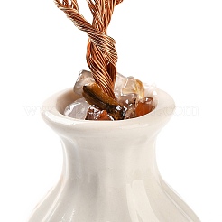 Украшения из денежной елки из натуральной смешанной каменной крошки DJEW-C016-01K