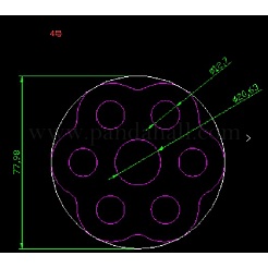 Чашка токарь пены TOOL-WH0080-94B
