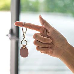 2шт 2 цвета брелок из искусственной кожи pu&nbsp;KEYC-CL0001-05