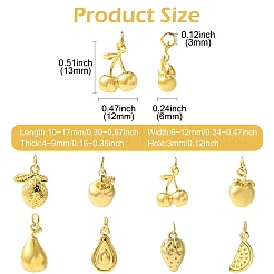 8 шт. 8 стиля подвески из нержавеющей стали 304&nbsp;STAS-CJ0003-22