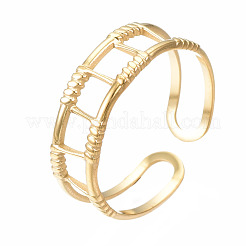 Кольцо-манжета прямоугольной формы из нержавеющей стали 304&nbsp;RJEW-T023-67G