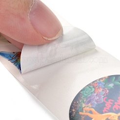 Слово спасибо слезинка ролл наклейки DIY-B031-02B