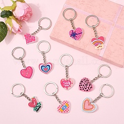 10шт 10 стиля ПВХ брелки&nbsp;KEYC-YW0001-23