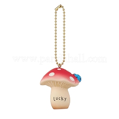Подвесные украшения из смоляных грибов&nbsp;HJEW-JM03347