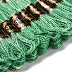 10 моток двухслойной полиэфирной нити для вышивания OCOR-K006-A25