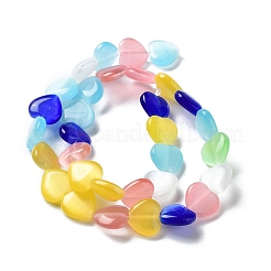 Кот глаза стеклянные бусинки пряди CE-R010-11