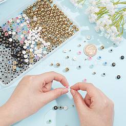 1700шт 7 стиля светящиеся акриловые бусины&nbsp;DIY-PH0003-77