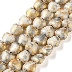 Нити из синтетических бирюзовых бусин&nbsp;TURQ-P002-01A-06