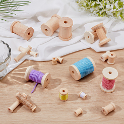 20 шт. 5 вида деревянных шпуль&nbsp;WOOD-WR0001-21