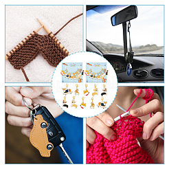 Маркеры петель для кулона с собакой HJEW-AB00324