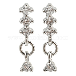 Серьги-гвоздики из циркония EJEW-R016-26P-01