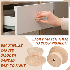 Деревянные ручки для ящиков&nbsp;WOOD-WH0062-08