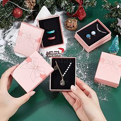 10шт картонные шкатулки для украшений&nbsp;CBOX-PH0002-09A