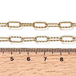 Collane a catena testurizzata a graffetta in acciaio inossidabile 304 da 4 mm per uomo e donna&nbsp;SA-CBAB767-09G