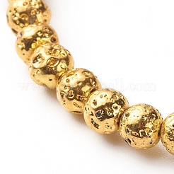 Набор браслетов стрейч с кубическим цирконием в форме раковины для девочек-подростков&nbsp;X1-BJEW-JB06850-04