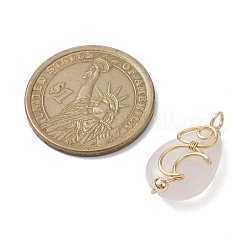 Подвески из медной проволоки из смешанных драгоценных камней&nbsp;PALLOY-JF02598