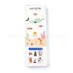 Kits d'autocollants de peinture au diamant bricolage thème de noël pour enfants&nbsp;DIY-H123-01
