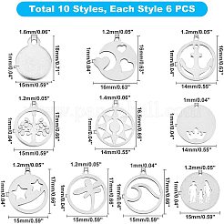 Подвески из нержавеющей стали 304 STAS-UN0011-83P