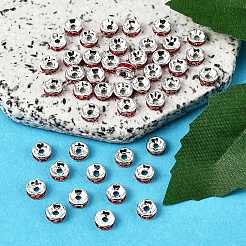 Grade ottone a strass distanziatore perline&nbsp;RB-A014-Z6mm-21S