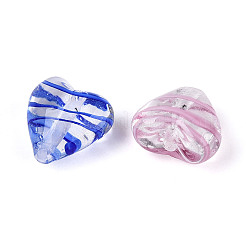 Бусы лэмпворк ручной работы LAMP-N036-13